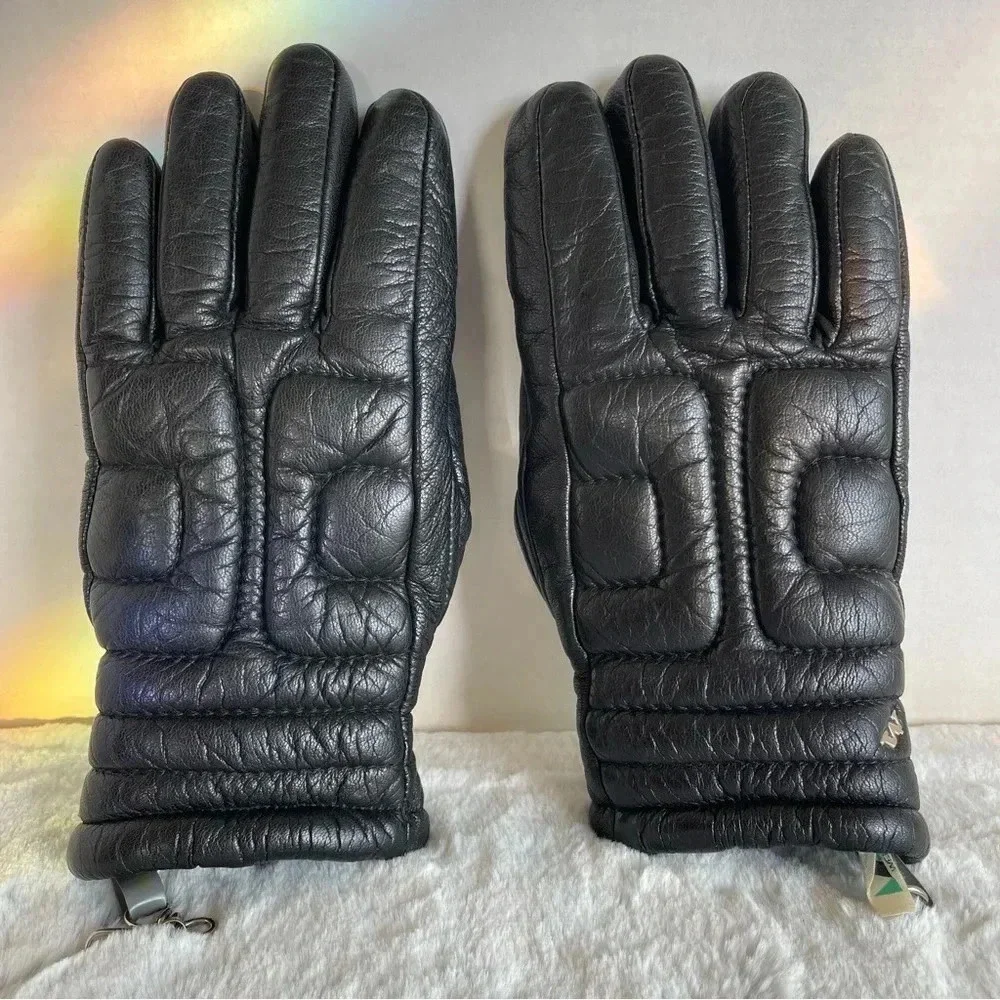 Vintage Leather Winter Gloves Albert Weiss Snow Gloves